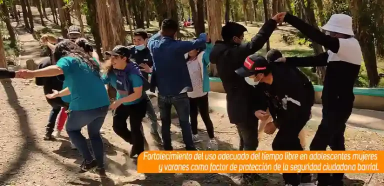 Fortalecimiento del uso adecuado del tiempo libre